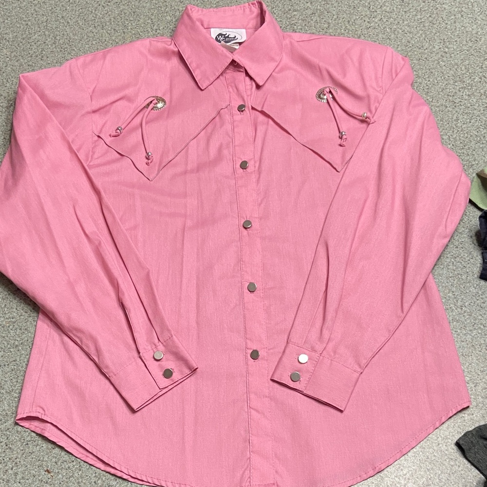 Vintage Pink Western Button Shirt – WC Western Collection